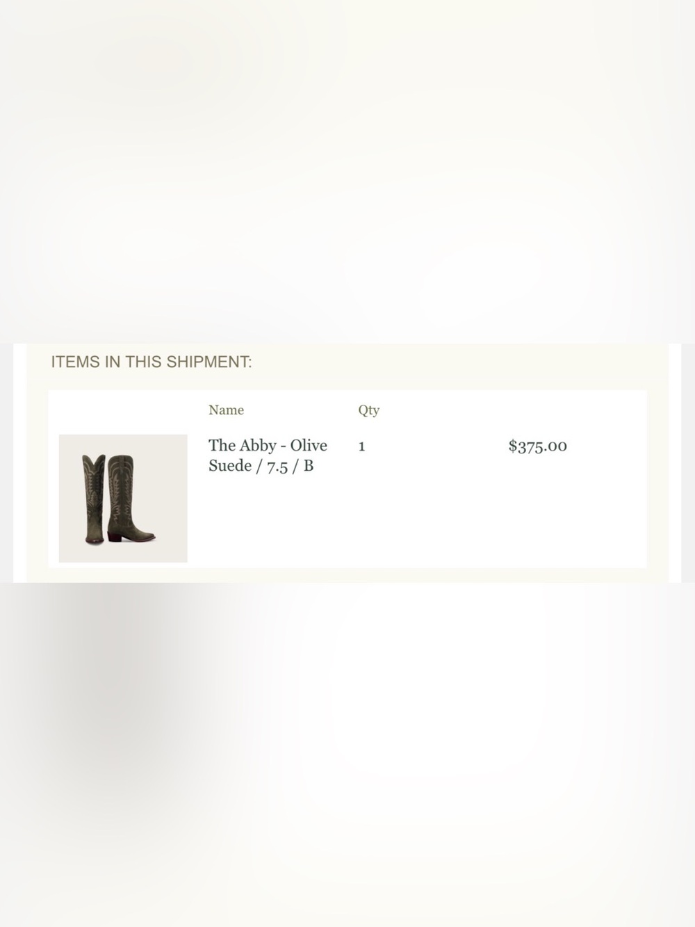 Tecovas Abby Tall Western Boot in Olive Green - Picture 10 of 10